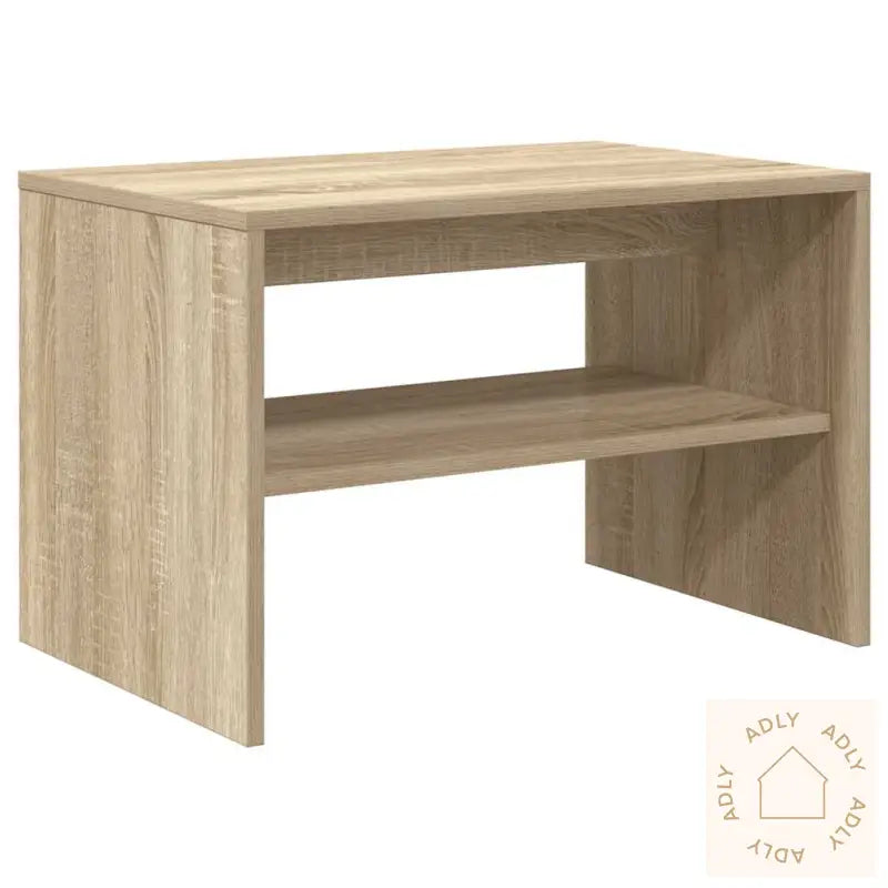 Tv-Benk Sonoma Eik 60X40X40 Cm Konstruert Tre