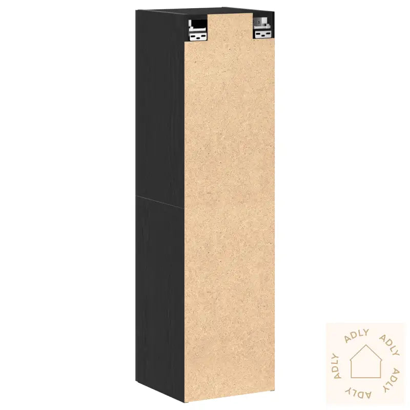 Tv Skap I Svart Eik, Størrelse 30,5 X 30 X 110 Cm, Laget Av Konstruert Tre