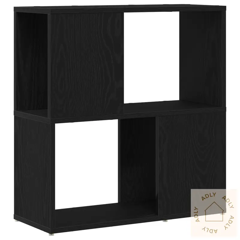 Bokhylle Svart Eik 60X24X63 Cm Laget Av Tre