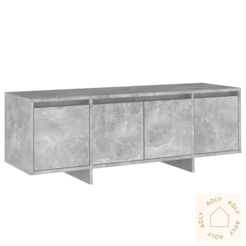 Tv-Benk Betonggrå 120X30X40,5 Cm Konstruert Tre