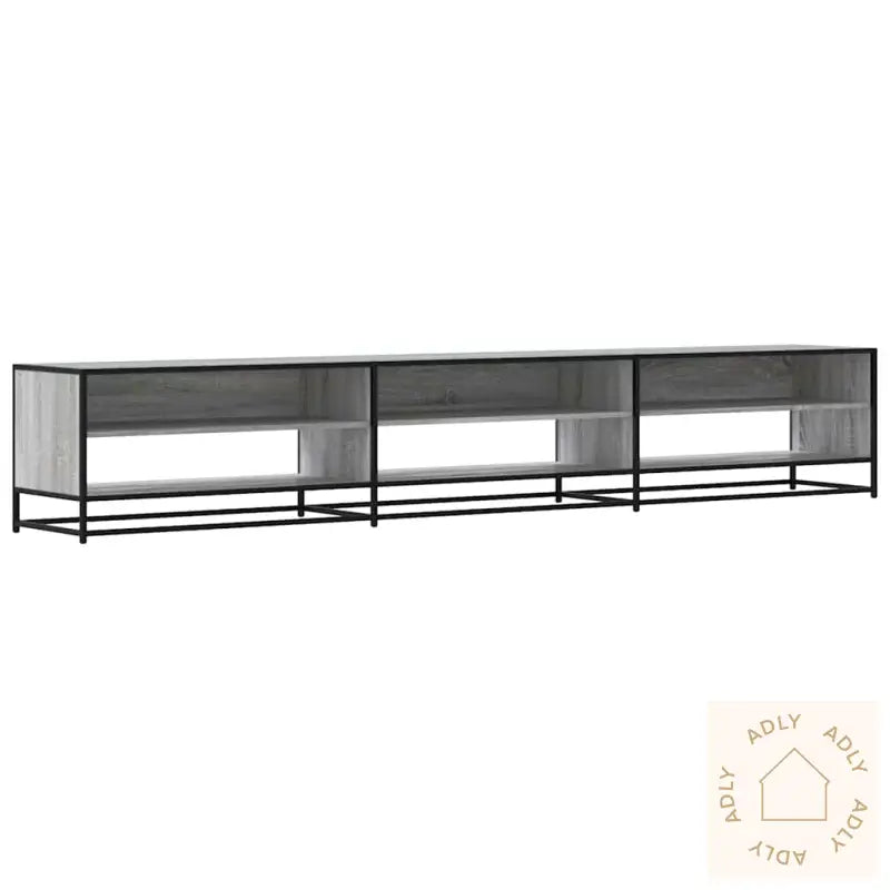 Tv-Benk Grå Sonoma 270X40X46 Cm Konstruert Tre