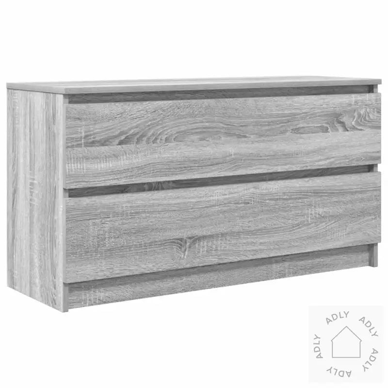 Tv-Benk Grå Sonoma 100X35X54 Cm Konstruert Tre