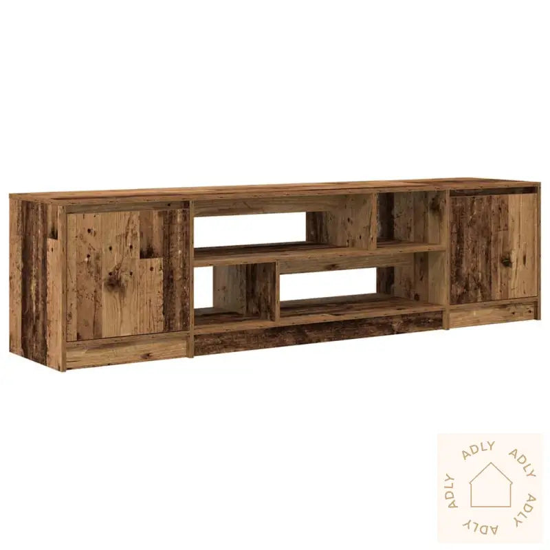 Tv-Benk Gammelt Tre 188,5X41X50 Cm Konstruert Tre