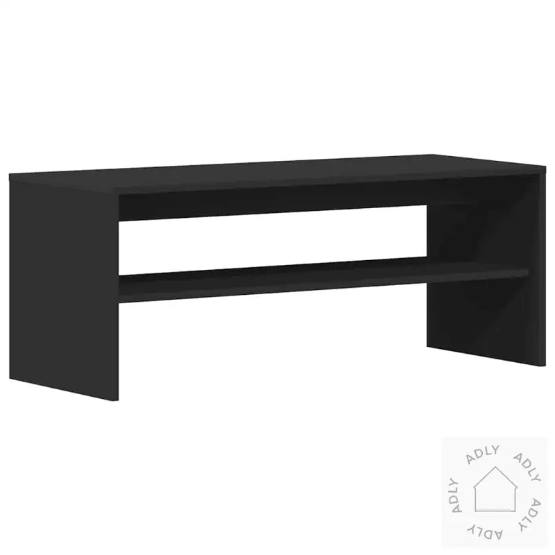 Tv-Benk Svart 100X40X40 Cm Sponplate