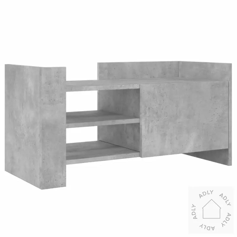 Tv-Benk Betonggrå 80X35X40 Cm Konstruert Tre