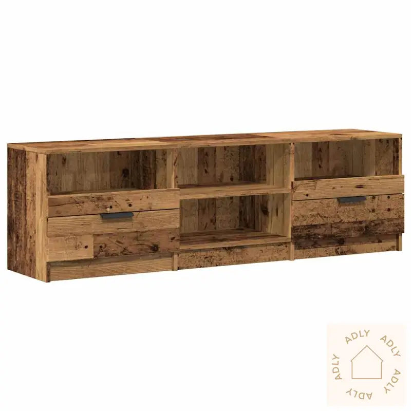 Tv-Benk Gammelt Tre 150X33,5X45 Cm Konstruert Tre