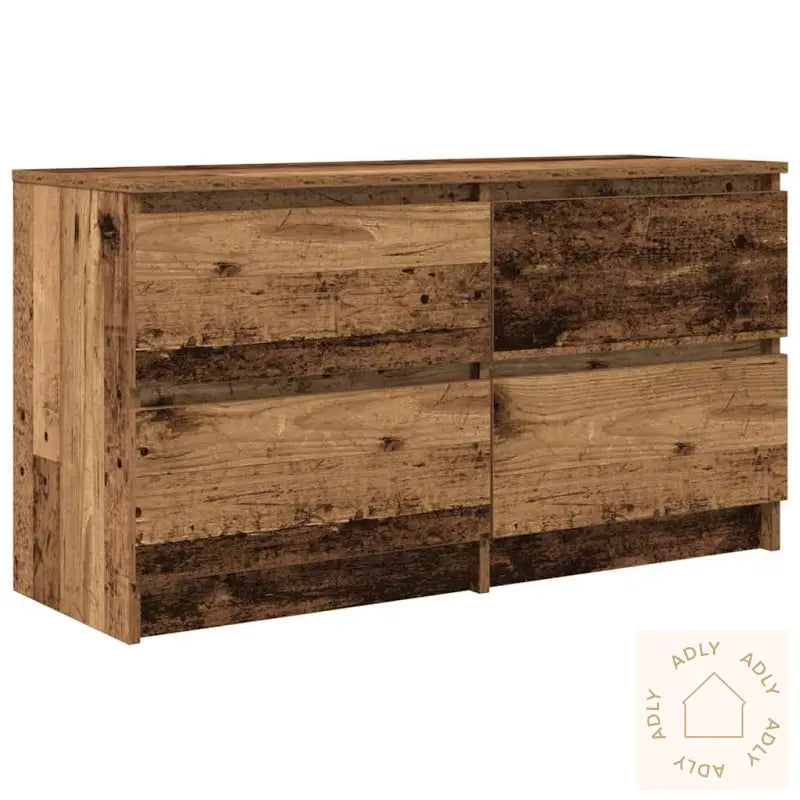 Tv-Benk Gammelt Tre 100X35X54 Cm Konstruert Tre