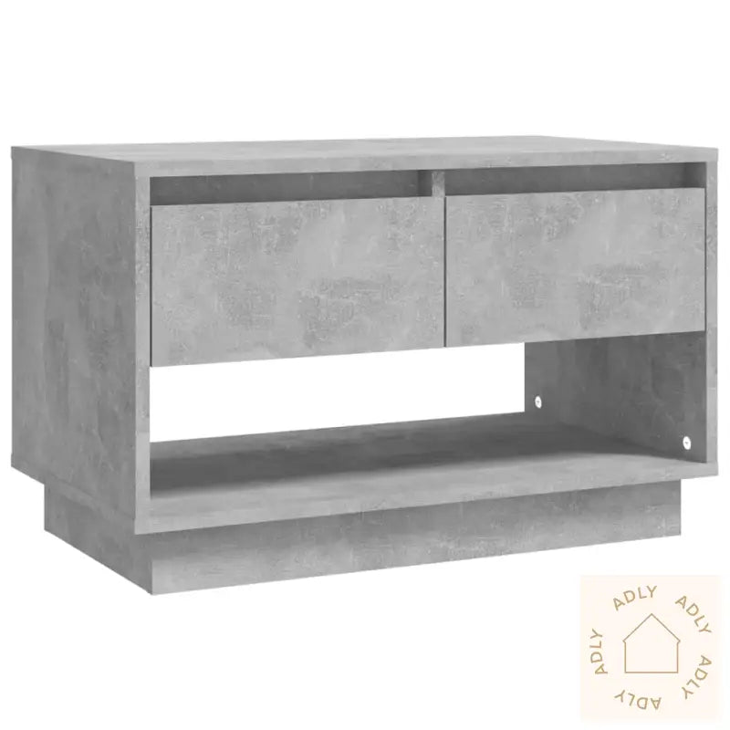 Tv-Benk Betonggrå 70X41X44 Cm Konstruert Tre