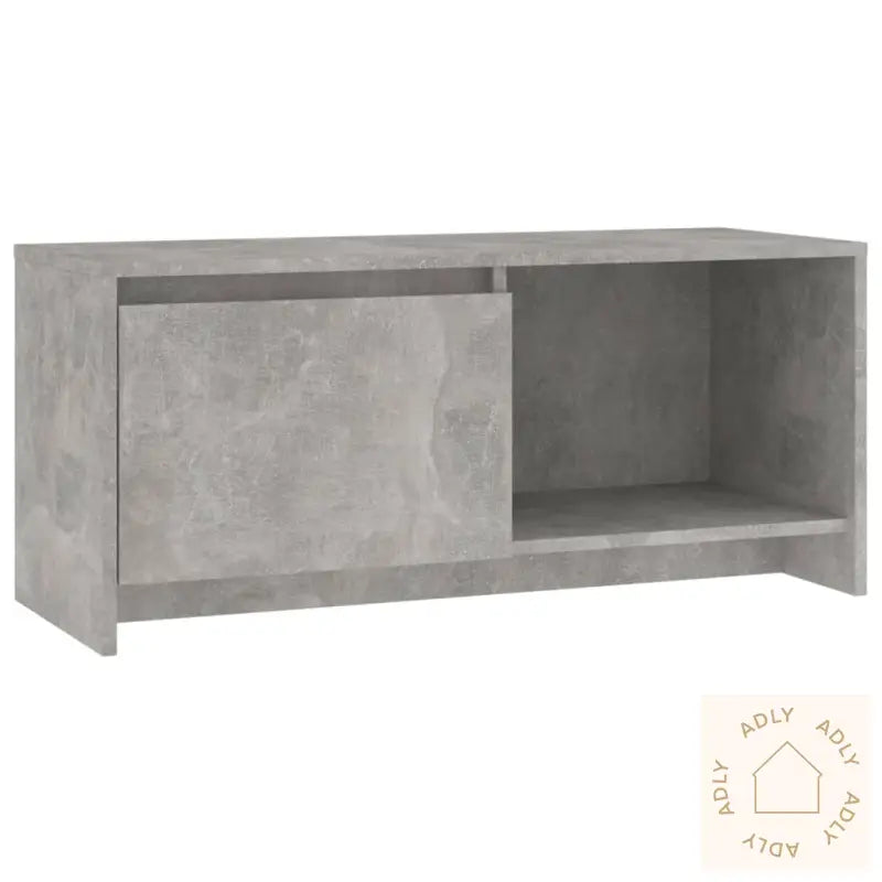 Tv-Benk Betonggrå 90X35X40 Cm Konstruert Tre