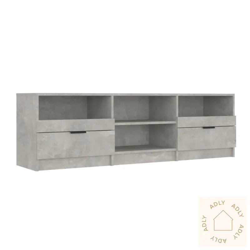 Tv-Benk Betonggrå 150X33,5X45 Cm Konstruert Tre