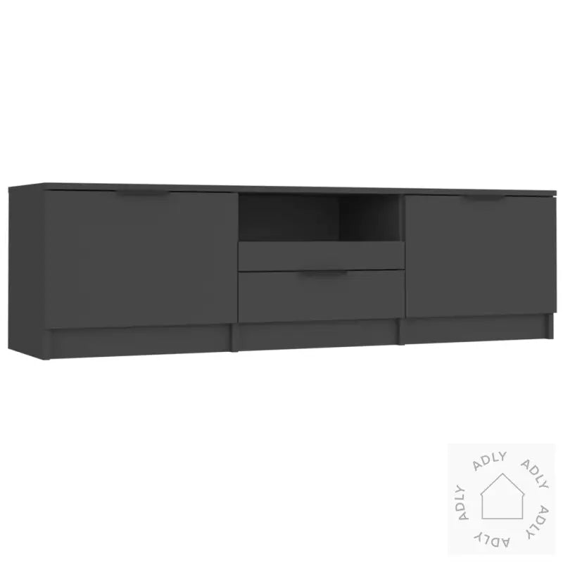 Tv-Benk Svart 140X35X40 Cm Konstruert Tre