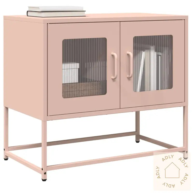 Tv-Skap Rosa 68X39X60,5 Cm Kaldvalset Stål