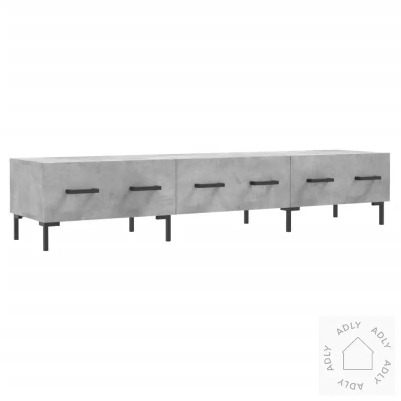 Tv-Benk Betonggrå 150X36X30 Cm Konstruert Tre