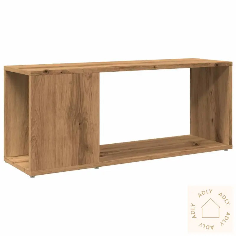 Tv-Benk Artisan Eik 80X24X32Cm Konstruert Tre
