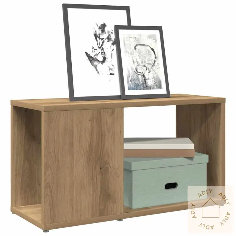 Tv-Benk Artisan Eik 60X24X32 Cm Konstruert Tre