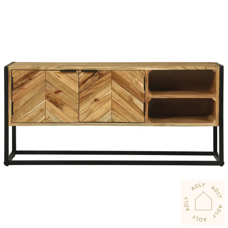 Tv-Skap 110X30X50 Cm Massivt Akasietre