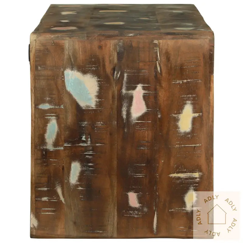 Tv Skap 100X32X36 Cm Massivt Tre Gjenvunnet