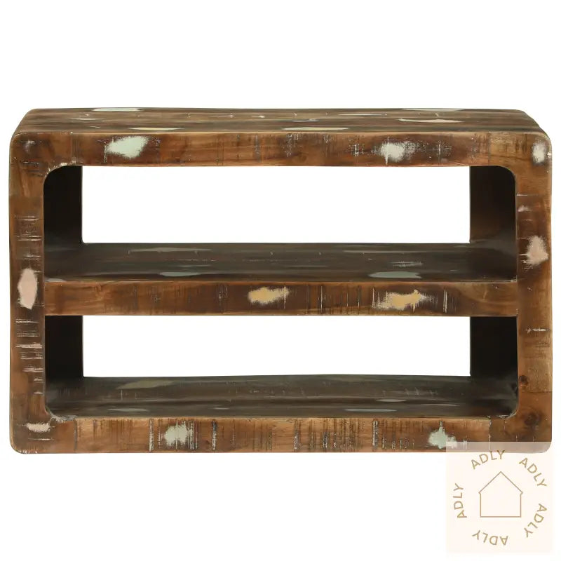 Tv-Skap 60X32X36 Cm Solid Tre Gjenbrukt