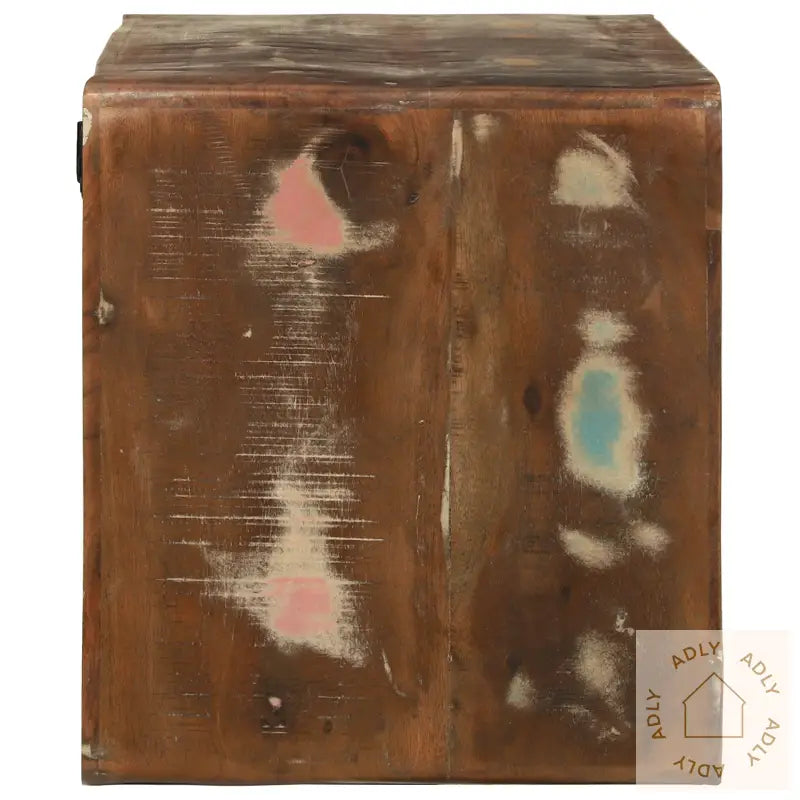 Tv-Skap 80X32X36 Cm Solid Tre Gjenbruk