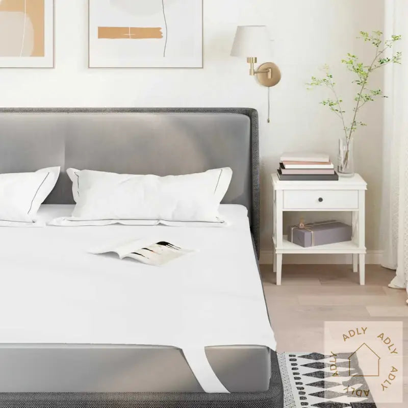 Madrassbeskytter Hvit 200X200 Cm Vanntett