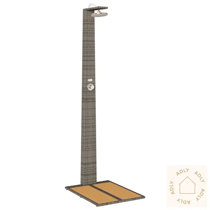 Hagedusj Grå 60X80X214 Cm Poly Rattan