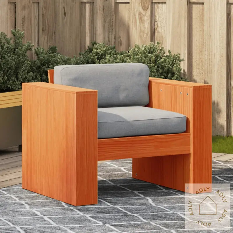Hagesofa Voksbrun 79X60X62 Cm Heltre Furu