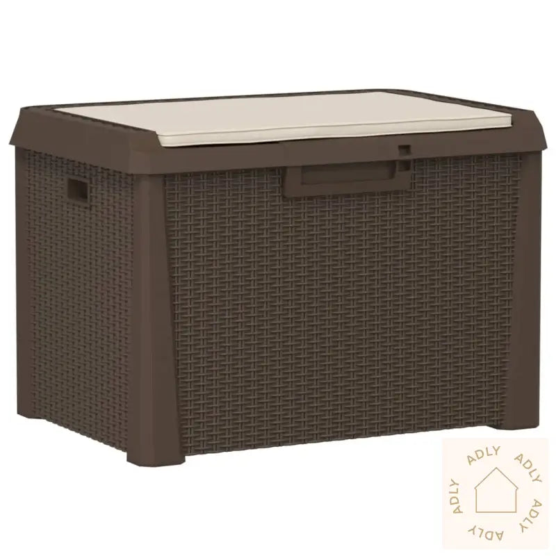 Putekasse Med Sittepute Brun 125 L Pp