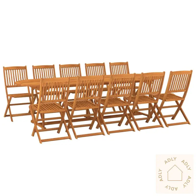 Hagespisegruppe 11 Deler 280X90X75 Cm Heltre Akasie