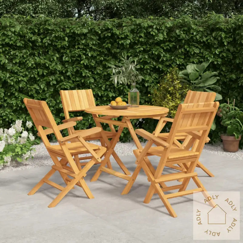 Hagespisegruppe 5 Deler Heltre Teak