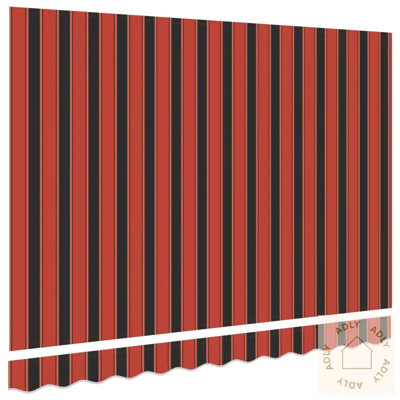 Markise Erstatningsstoff For 3.5X2 M Ramme Flerfarget Stripe