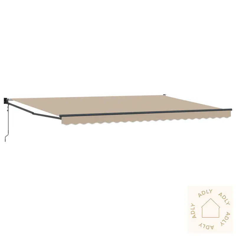 Automatisk Uttrekkbar Markise Beige 500X300 Cm