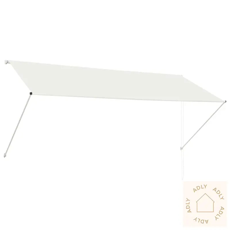 Uttrekkbar Markise 300X150 Cm Kremhvit