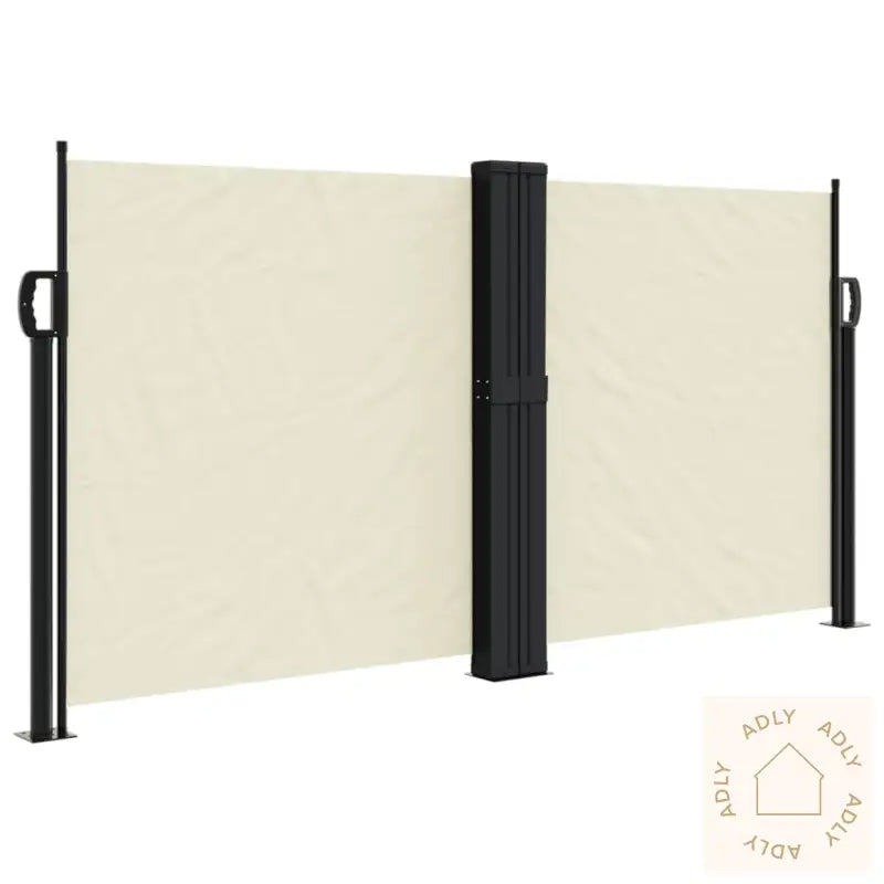 Uttrekkbar Sidemarkise 120X600 Cm Kremhvit