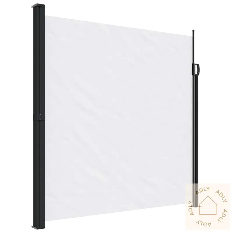 Uttrekkbar Sidemarkise Hvit 200X300 Cm