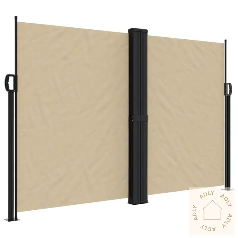 Uttrekkbar Sidemarkise Beige 160X1200 Cm