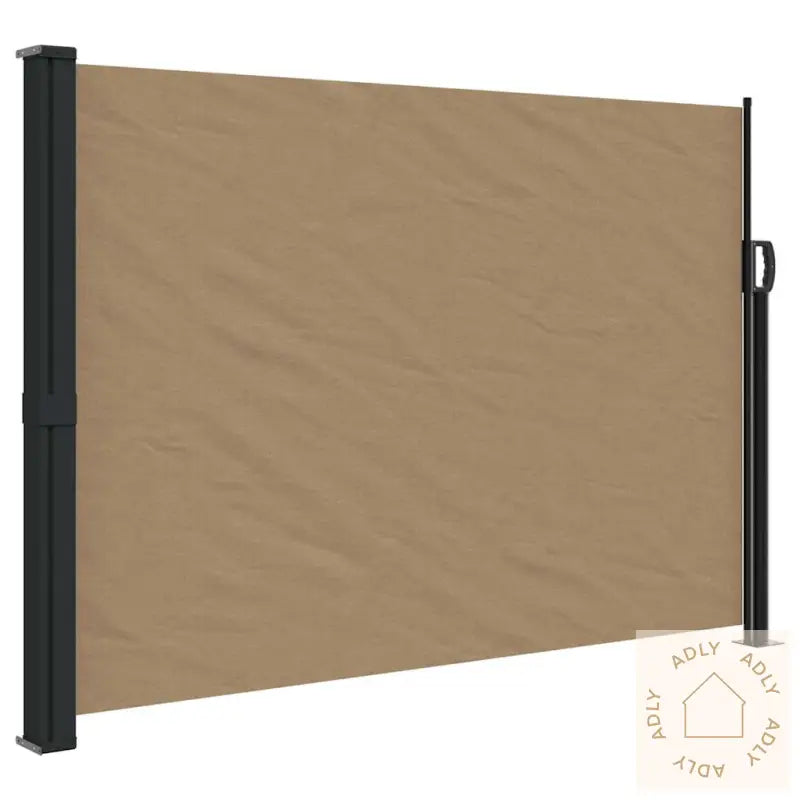 Uttrekkbar Sidemarkise Gråbrun 140X300 Cm