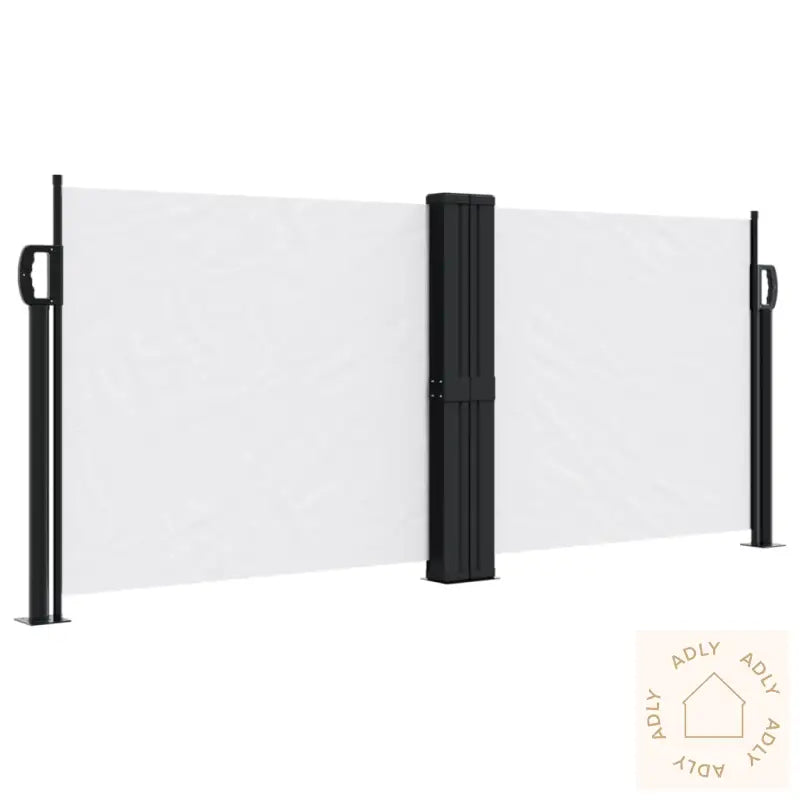 Uttrekkbar Sidemarkise 100X1000 Cm Hvit