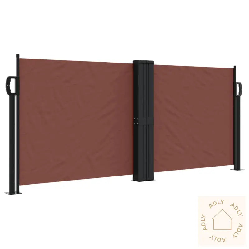 Uttrekkbar Sidemarkise 100X1000 Cm Brun