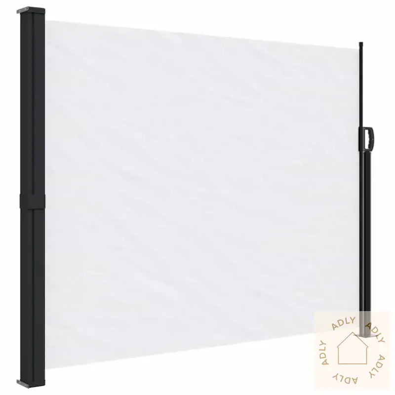 Uttrekkbar Sidemarkise Hvit 170X300 Cm