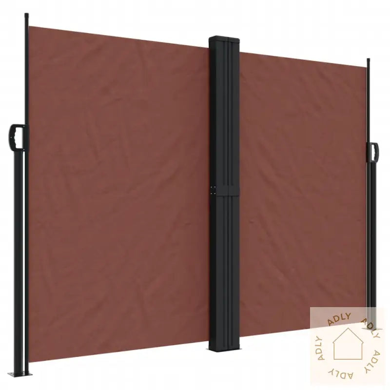 Uttrekkbar Sidemarkise 180X600 Cm Brun