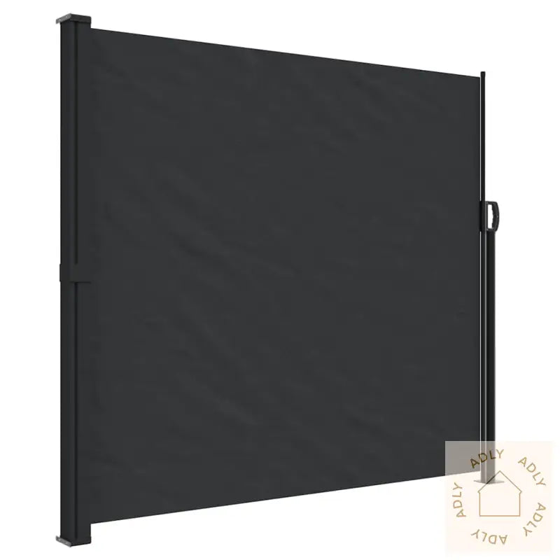 Uttrekkbar Sidemarkise 180X600 Cm Svart