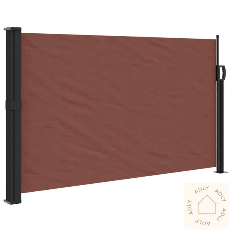 Uttrekkbar Sidemarkise 120X600 Cm Brun