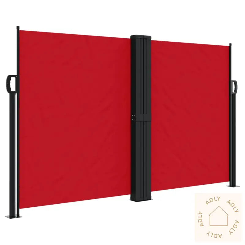 Uttrekkbar Sidemarkise Rød 140X1200 Cm