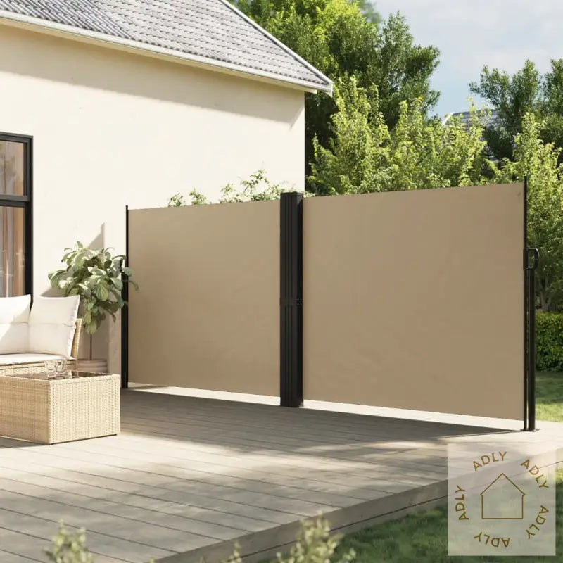 Uttrekkbar Sidemarkise 180X1200 Cm Beige