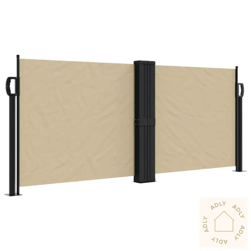 Uttrekkbar Sidemarkise 100X1000 Cm Beige
