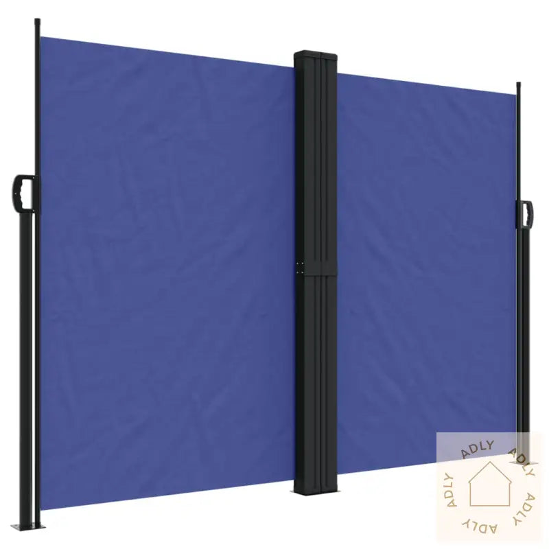 Uttrekkbar Sidemarkise 180X1000 Cm Blå