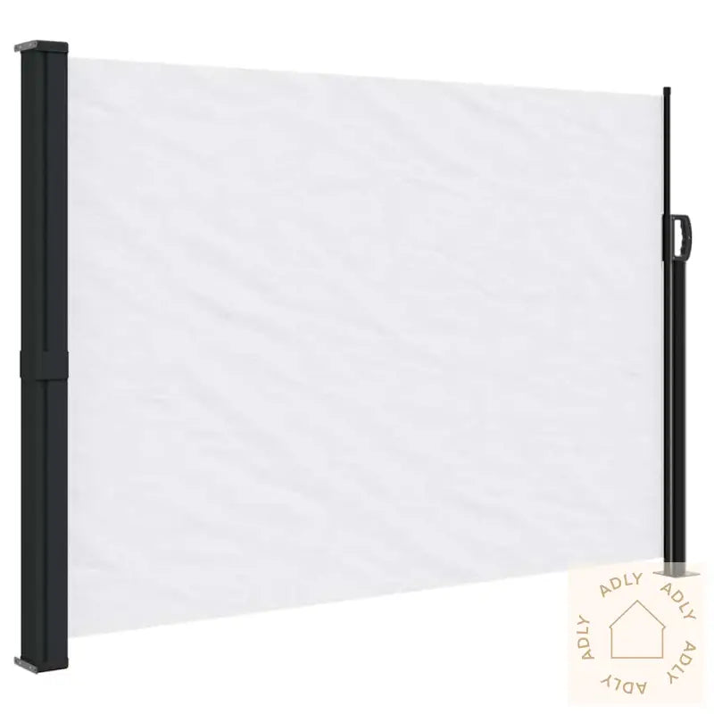 Uttrekkbar Sidemarkise Hvit 140X600 Cm