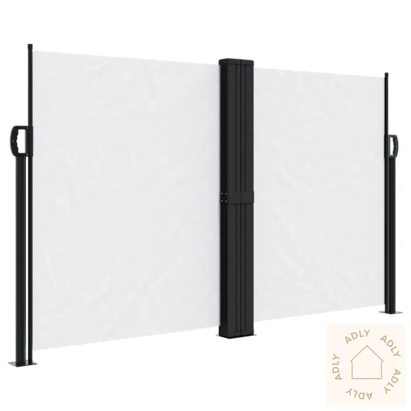 Uttrekkbar Sidemarkise Hvit 140X1200 Cm