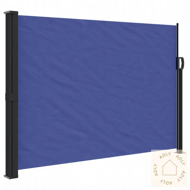 Uttrekkbar Sidemarkise 140X600 Cm Blå