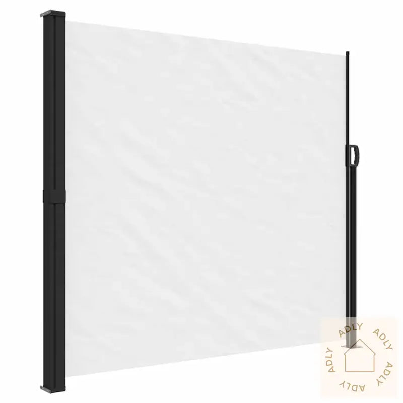 Uttrekkbar Sidemarkise Hvit 180X500 Cm